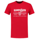 KAMPIOEN 27 T-shirt Rood en Zwart